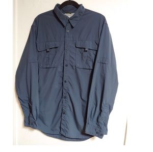 Columbia Omni Dry Titanium Dry Button Down Mens XL